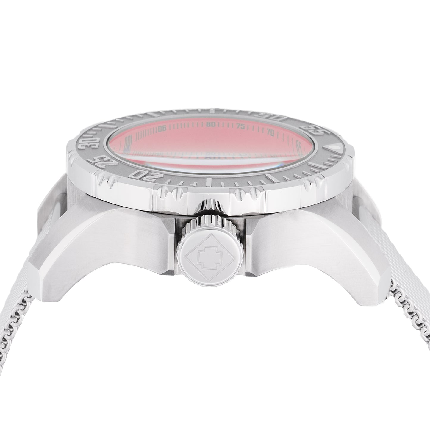 Invicta Men's 49mm Vintage Quartz Day & Date Silvertone Mesh Bracelet Watch