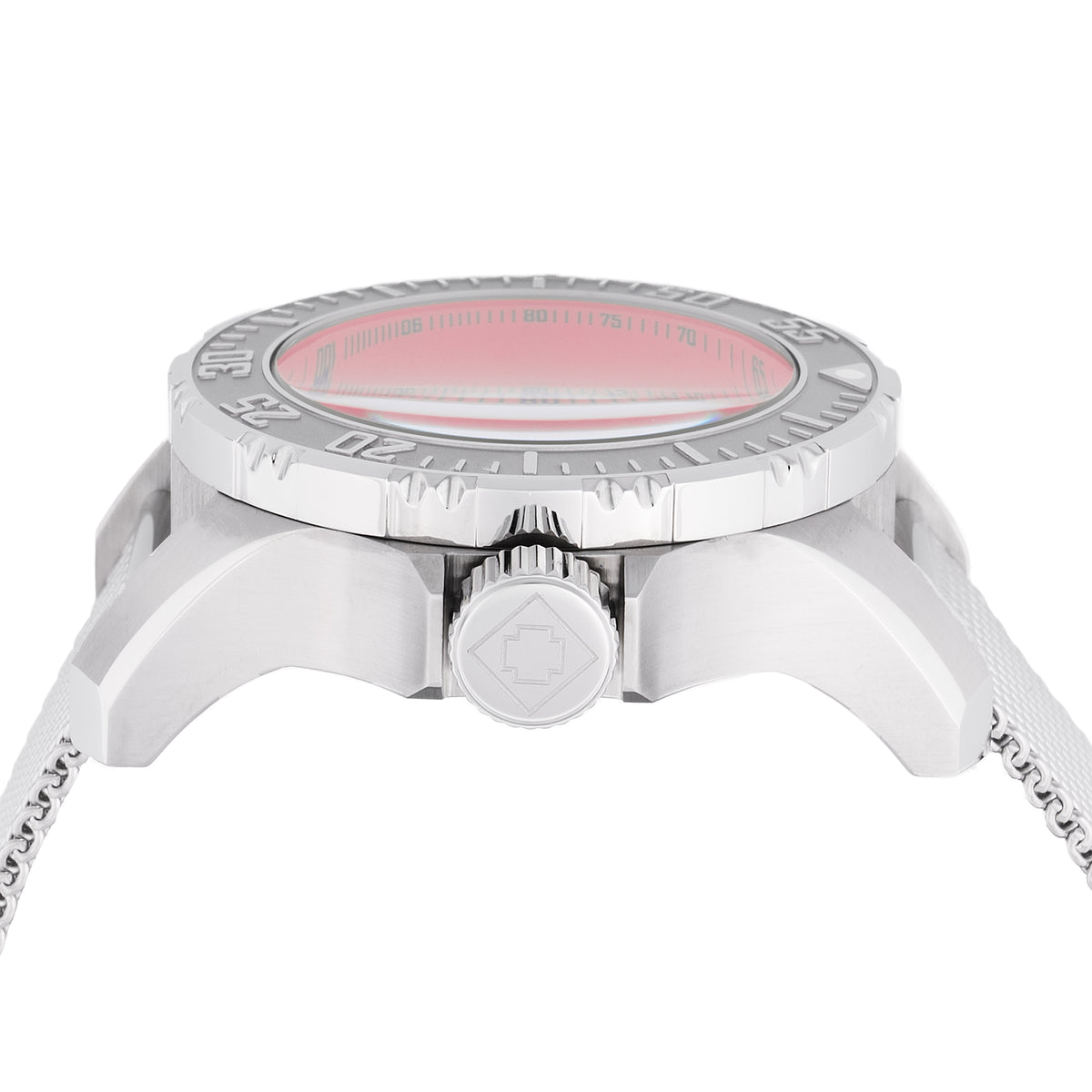 Invicta Men's 49mm Vintage Quartz Day & Date Silvertone Mesh Bracelet Watch