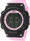 Invicta Men's 52mm Racing Digital Polyurethane Strap Watch