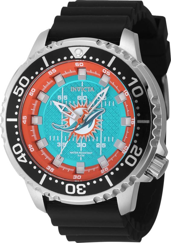 Invicta Men's 48mm NFL Quartz Silicone Strap Watch