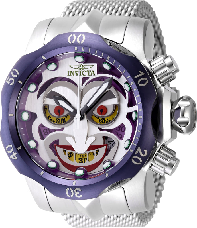 Invicta Men's 53mm Venom Quartz Multifunction Mesh Bracelet Watch