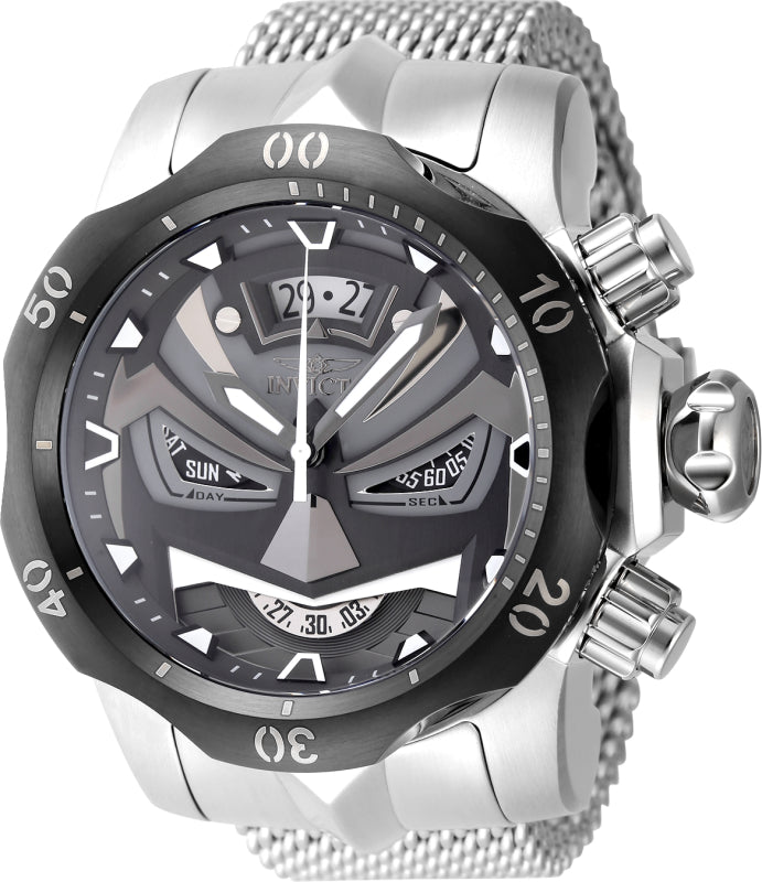 Invicta Men's 53mm Venom Quartz Multifunction Mesh Bracelet Watch