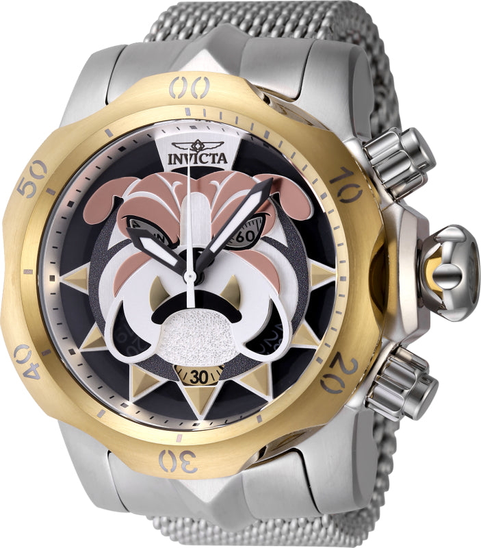 Invicta Men's 53mm Venom Quartz Multifunction Mesh Bracelet Watch