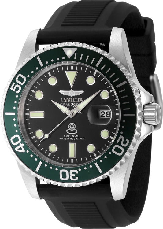 Invicta Men's 42mm Pro Diver Quartz Silicone Strap Watch