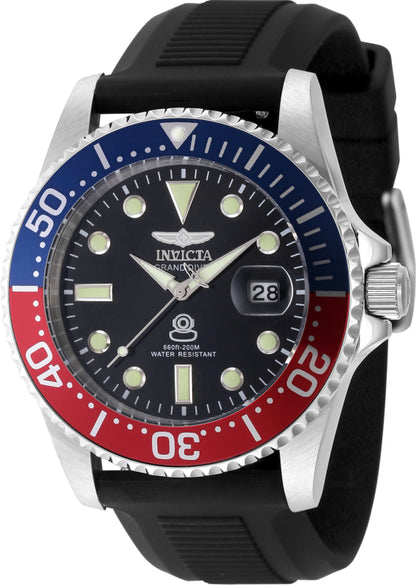 Invicta Men's 42mm Pro Diver Quartz Silicone Strap Watch