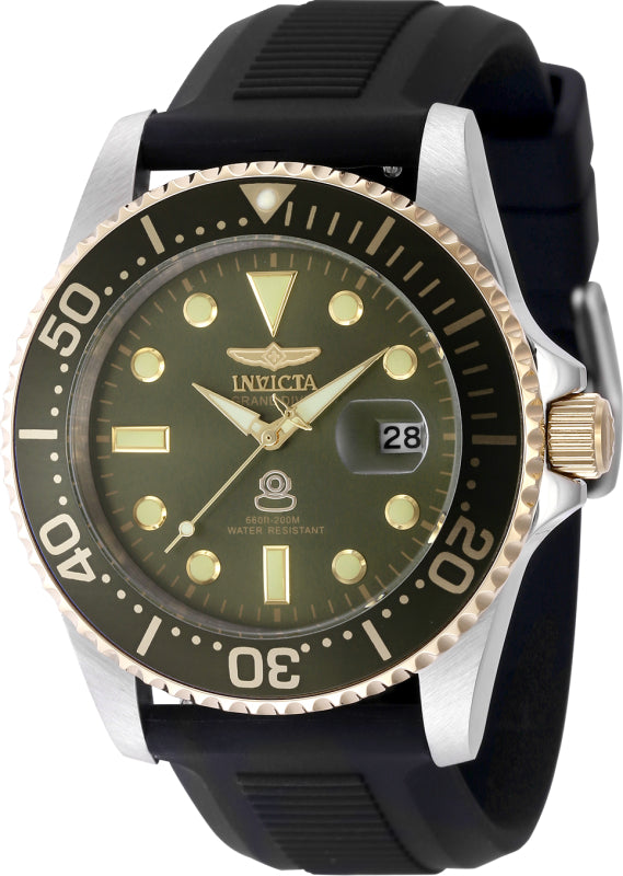 Invicta Men's 42mm Pro Diver Quartz Silicone Strap Watch
