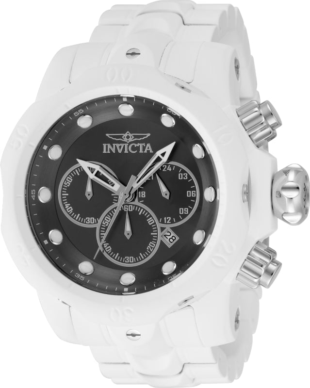 Invicta Men's 53mm Venom Quartz Chronograph White Bracelet Watch