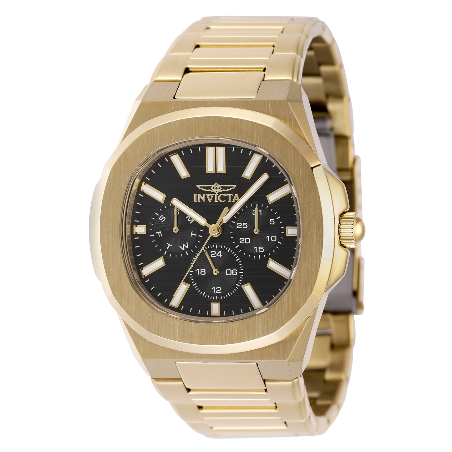 Invicta Men's 41mm Speedway Quartz Chronograph Goldtone Bracelet Watch