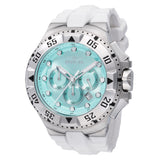 Invicta Men's 50mm Excursion Quartz Turquoise Dial Silicone Strap Watch