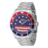 Invicta Men's 43mm Pro Diver Quartz Stars & Stripes Americana Bracelet Watch
