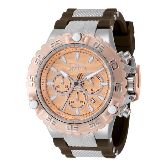 Invicta Men's 55mm Subaqua Poseidon Quartz Chronograph Silicone Strap Watch