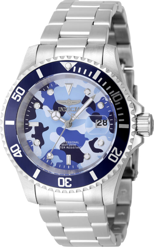 Invicta Men's 40mm Pro Diver Quartz Camouflage Bracelet Watch