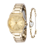 Invicta Women's 34mm Speedway Quartz Watch & "Love" Charm Bracelet Set