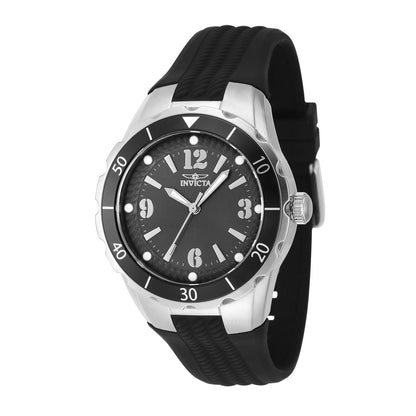 Invicta Women's 38mm Angel Quartz Luminous Markers Textured Silicone Strap Watch