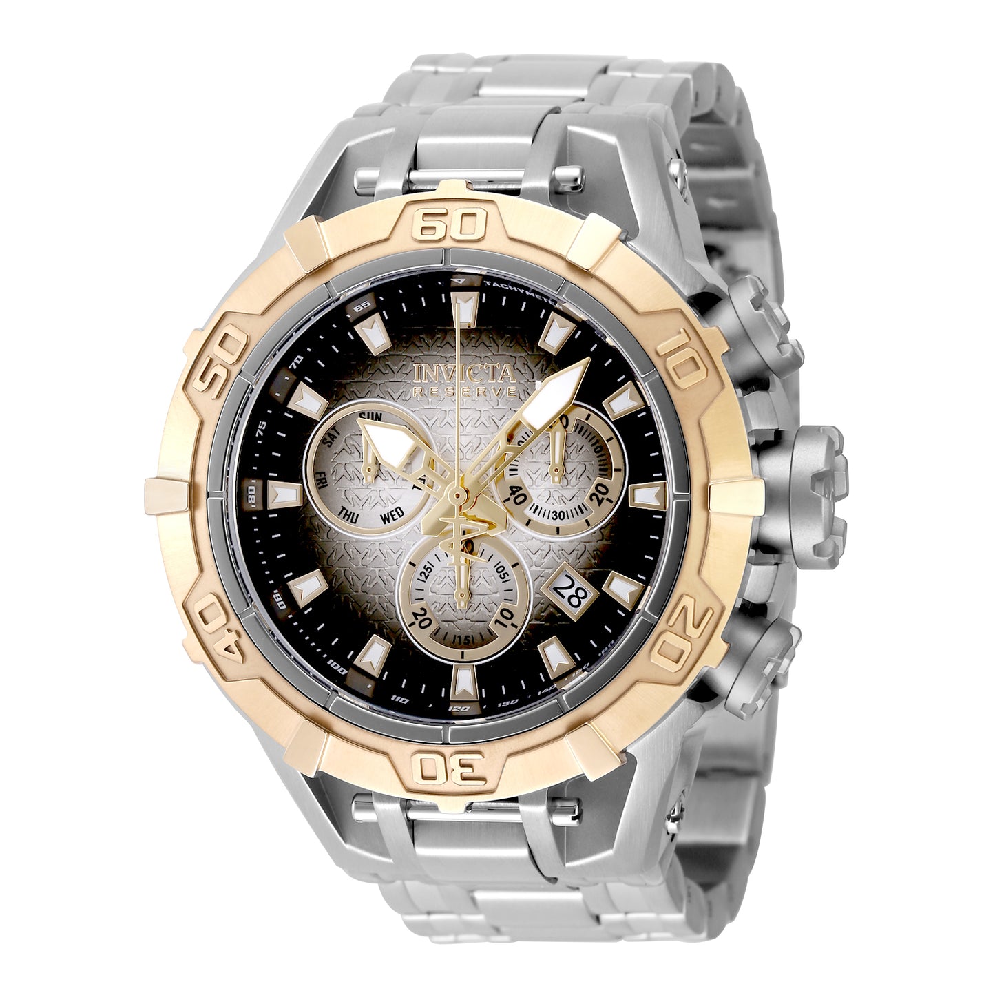 Invicta Men's 54mm Ocean Warrior Quartz Chronograph Ombre Dial Bracelet Watch