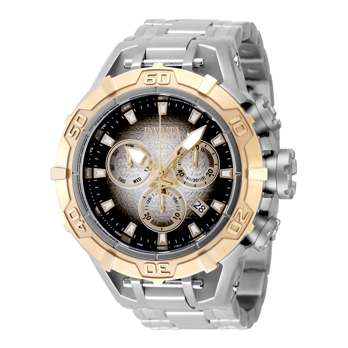 Invicta Men's 54mm Ocean Warrior Quartz Chronograph Ombre Dial Bracelet Watch