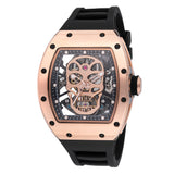 Invicta Men's 41mm S1 Rally Automatic Skull Skeletonized Dial Silicone Strap Watch