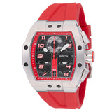 Invicta Men's 44mm Invicta Racing Quartz Chronograph Tonneau Silicone Strap Watch