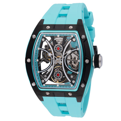 Invicta Men's 44mm S1 Rally Automatic Skeletonized Dial Silicone Strap Watch