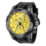 Invicta Men's 51mm Speedway Quartz Chronograph Gunmetal Silicone Strap Watch