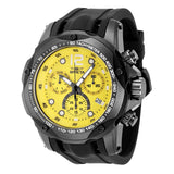 Invicta Men's 51mm Speedway Quartz Chronograph Gunmetal Silicone Strap Watch
