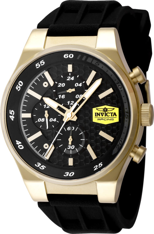 Invicta Men's 44mm Invicta Racing Quartz Silicone Strap Watch
