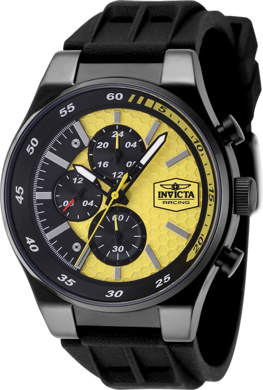 Invicta Men's 44mm Invicta Racing Quartz Chronograph Silicone Strap Watch