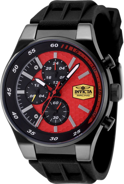 Invicta Men's 44mm Invicta Racing Quartz Chronograph Silicone Strap Watch