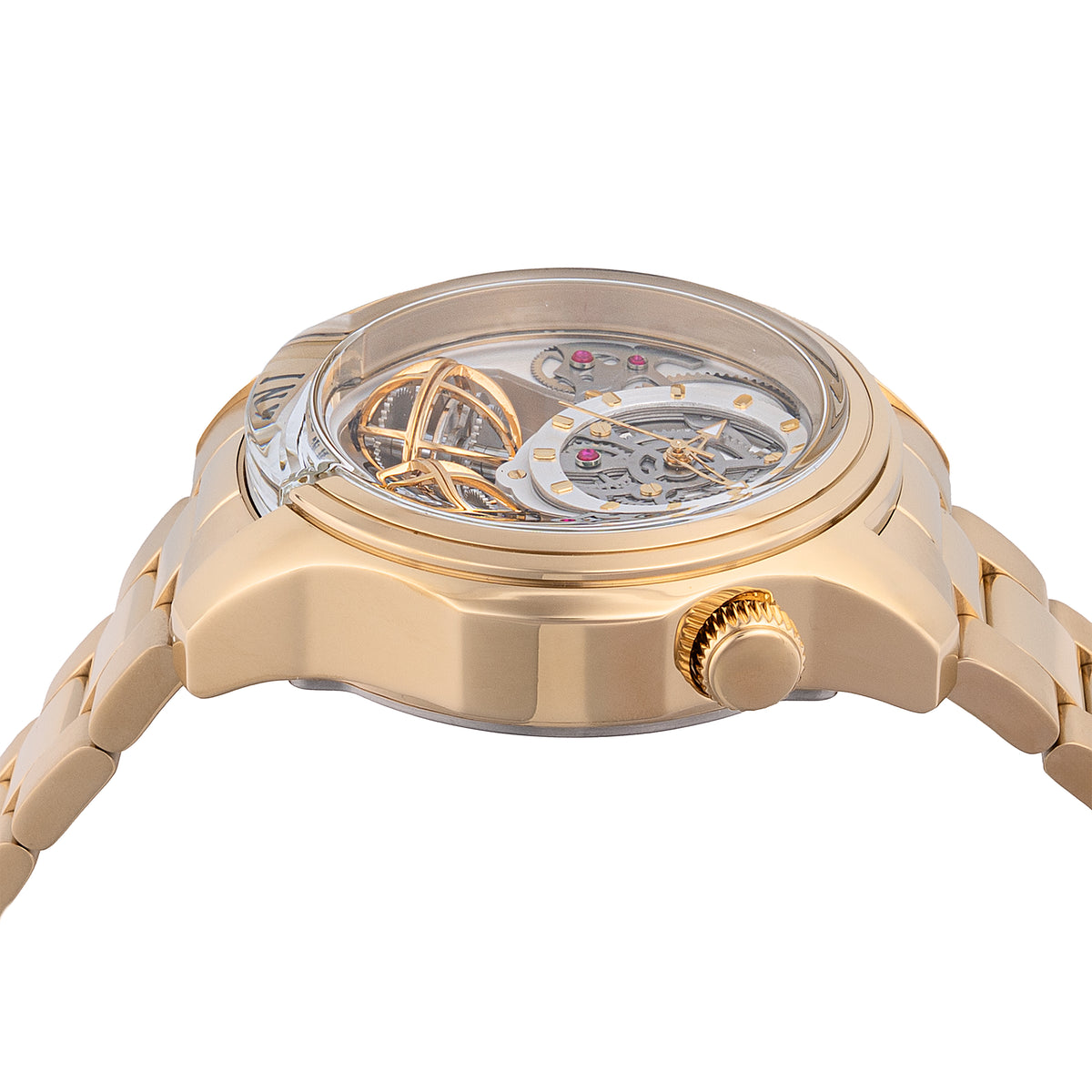 Invicta Men's 46mm Specialty Quartz Exhibition Dial Turning Globes Bracelet Watch