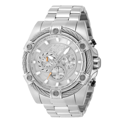 Invicta Men's 52mm Bolt Quartz Chronograph Twisted Cable Bezel Bracelet Watch