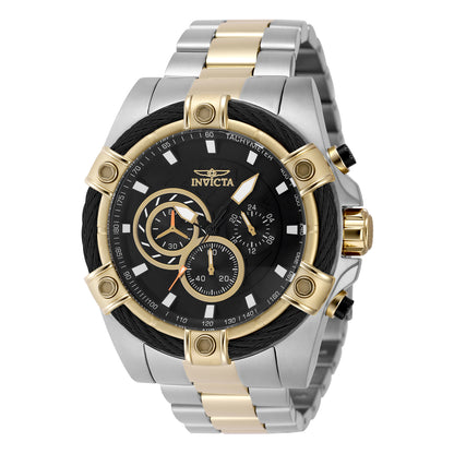 Invicta Men's 52mm Bolt Quartz Chronograph Twisted Cable Bezel Bracelet Watch
