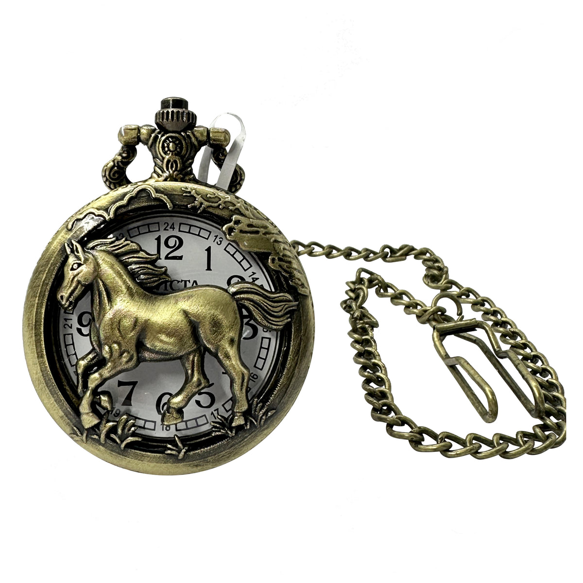 Invicta Men's 47mm Vintage Quartz Coppertone Pocket Watch