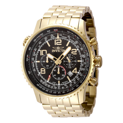 Invicta Men's 49mm Aviator Quartz Chronograph Jubilee Bracelet Watch