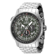 Invicta Men's 49mm Aviator Quartz Chronograph Jubilee Bracelet Watch
