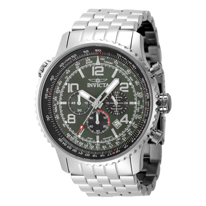 Invicta Men's 49mm Aviator Quartz Chronograph Jubilee Bracelet Watch
