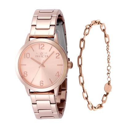 Invicta Women's 34mm Wildflower Quartz Watch & Link Bracelet Set