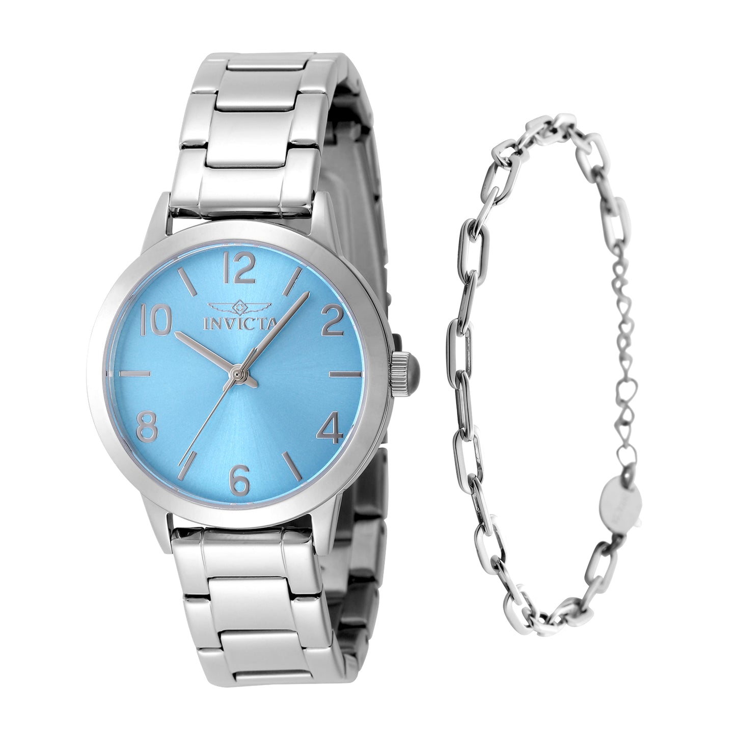 Invicta Women's 34mm Wildflower Quartz Watch & Link Bracelet Set