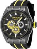 Invicta Men's 48mm Speedway Quartz Chronograph Silicone Strap Watch