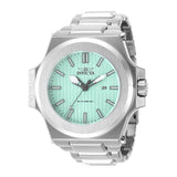 Invicta Men's 58mm Akula Quartz Light Blue Striped Dial Brushed Bracelet Watch