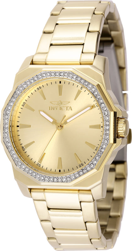 Invicta Women's 34mm Speedway Quartz Octagon Case Bracelet Watch
