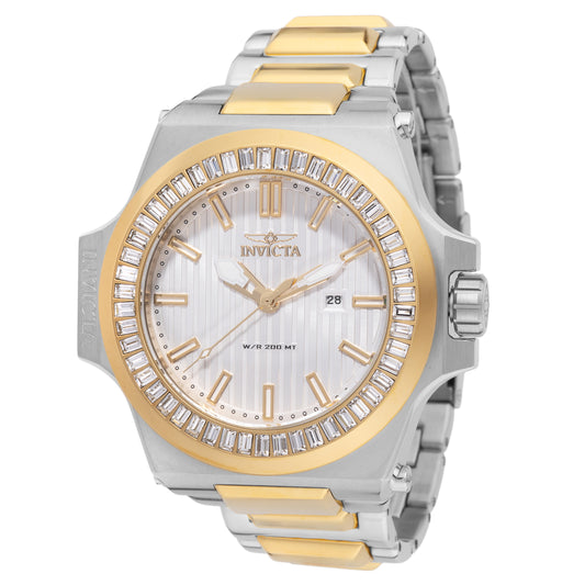 Invicta Men's 58mm Akula Quartz Crystal Accented Two-Tone Bracelet Watch