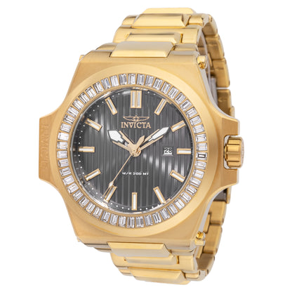 Invicta Men's 58mm Akula Quartz Crystal Accented Goldtone Bracelet Watch