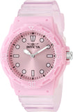 Invicta Women's 35mm Celestial Quartz Transparent Polyurethane Strap Watch