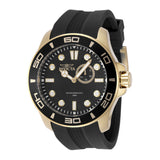 Invicta Men's 50mm Pro Diver Quartz Black Silicone Strap Watch