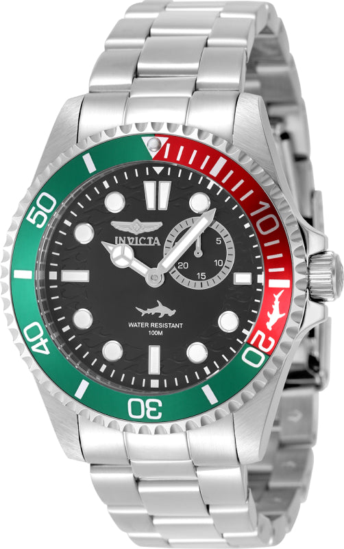 Invicta Men's 43mm Pro Diver Quartz Multifunction Black Bracelet Watch