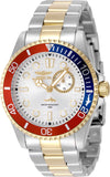 Invicta Men's 43mm Pro Diver Quartz Multifunction Two-Tone Bracelet Watch