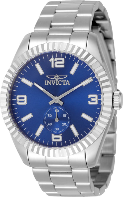 Invicta Men's 43mm Specialty Quartz Multifunction Silvertone Bracelet Watch