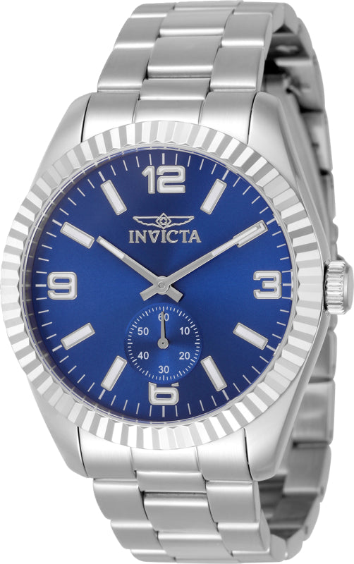 Invicta Men's 43mm Specialty Quartz Multifunction Silvertone Bracelet Watch