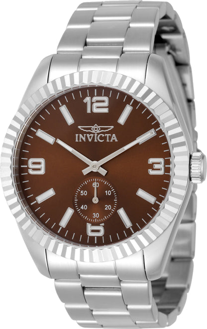 Invicta Men's 43mm Specialty Quartz Multifunction Silvertone Bracelet Watch