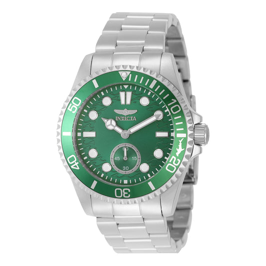Invicta Men's 43mm Pro Diver Quartz 60 Second Subdial Coin Edge Bracelet Watch